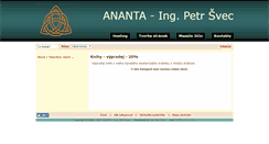 Desktop Screenshot of ananta.cz