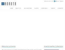 Tablet Screenshot of ananta.com.bd