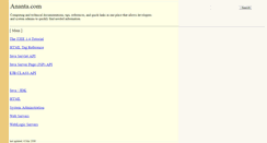 Desktop Screenshot of ananta.com